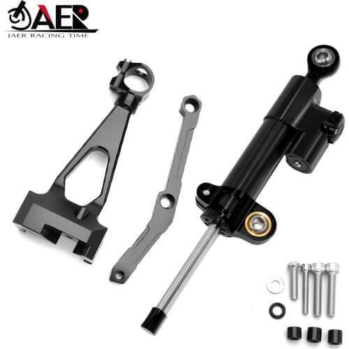 JAER Motorcycle MT09 Steering Stabilize Damper Bracket Mount for Yamaha MT 09 MT-09 2013-2018 2017 2016 2015 2014