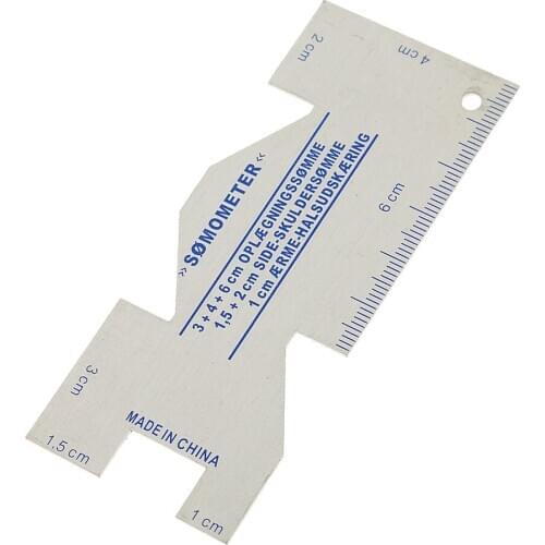 Seam Gauge Ruler for Tailor Dressmaker Cutting Fabric, Quilting, Sewing