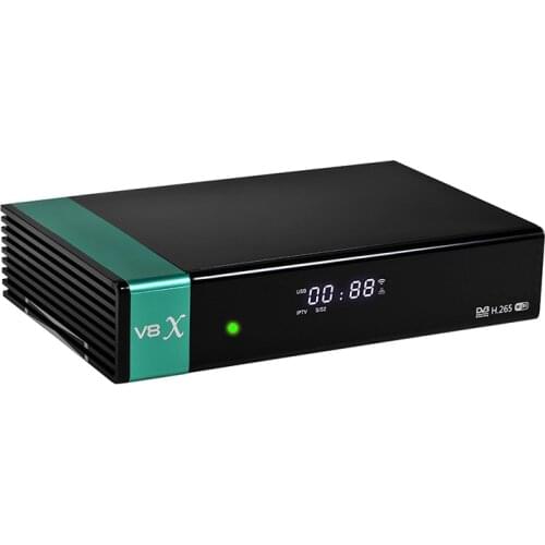 Mayitr 1Set High Quality V-8X DVB S2 Satellite Receiver Portable Full HD Receivers With Remote Control For Indoor Home