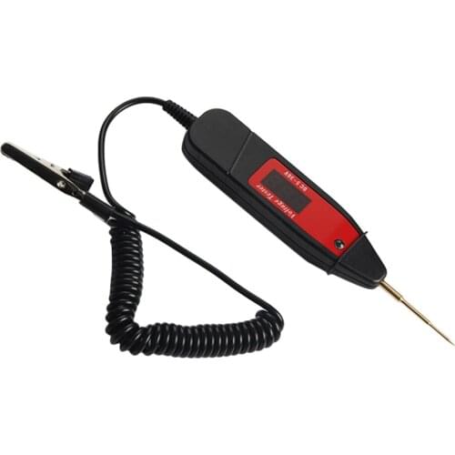 Multifunctional Car Digital LCD Electric 5-36V Voltage Test Pen Probe Detector Tester LED Light Automotive Diagnostic Tool