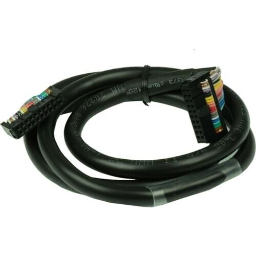 1Meter PLC module Cable IDC breakout board cable, Round cable, with preassembly, not shielded, variable cable length