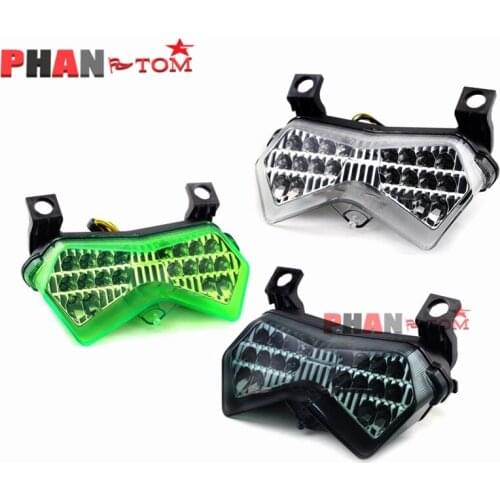 Motorcycle LED rear taillights brake tail turn signal light For Kawasaki ZX-6R ZX6R 2003 2004 Z750 2003-2006 Z1000 2003-2005 03