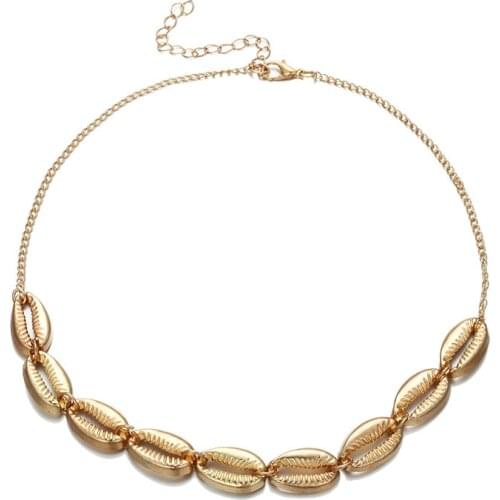 2021 Shell Necklace Collares New Women Schelpen Ketting Naszyjnik Muszelki Collier Coquillage Seashell Necklaces Collar Concha