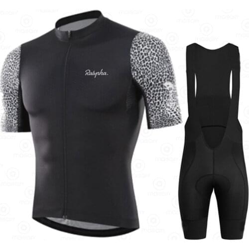 Summer New Cycling Jersey Set Ralvpha 2021 Mountain Bike Clothing MTB Bicycle Clothes Wear Maillot Ropa Ciclismo Mens Uniform