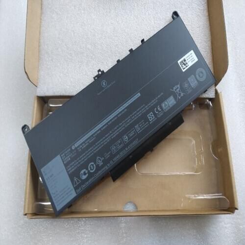 New J60J5 for Dell Latitude E7270 E7470 R1V85 MC34Y 0MC34Y 1W2Y2 WYWJ2 242WD GG4FM Genuine Laptop Battery 7.6V 55Wh