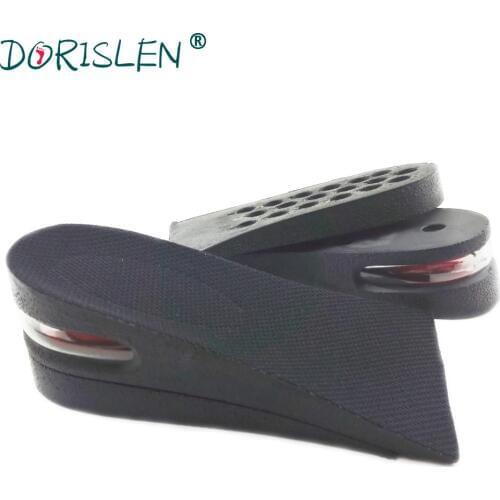 DORISLEN 5CM Half Inserts Height Increase Insole Taller Shoe Pads Air Cushion Unisex
