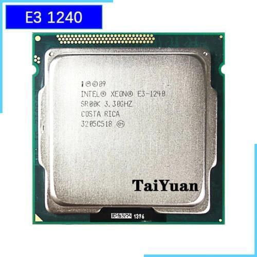 Intel Xeon E3-1240 E3 1240 3.3 GHz Quad-Core CPU Processor 8M 80W LGA 1155