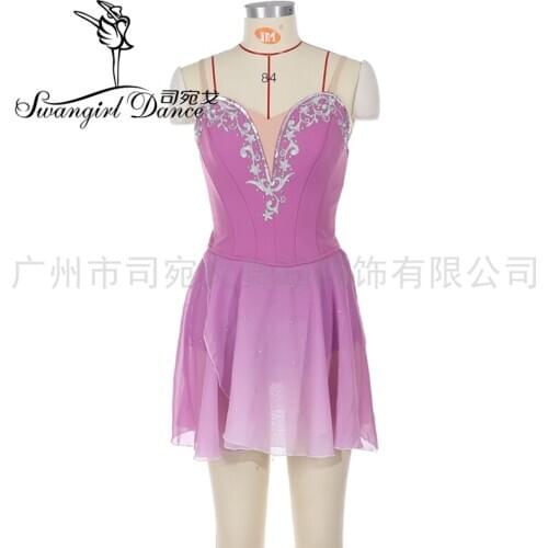 Adult Professional Talisman Ballet Stage Costume Child Competition Purple Gradient Performance Ballet Tutu Dress BT3024