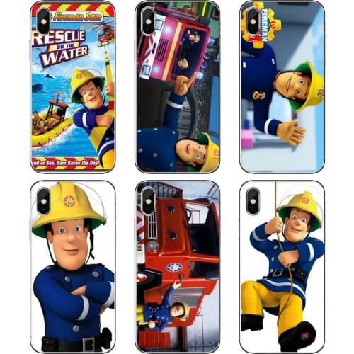 For Samsung Galaxy S7 S8 S9 S10E S20 FE Note 10 20 Edge Lite Plus Ultra Silicone Case Fireman-Sam-Children