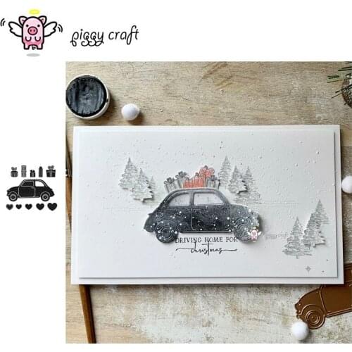 Piggy Craft metal cutting dies cut die mold Gift box car decoration Scrapbook paper craft knife mould blade punch stencils dies