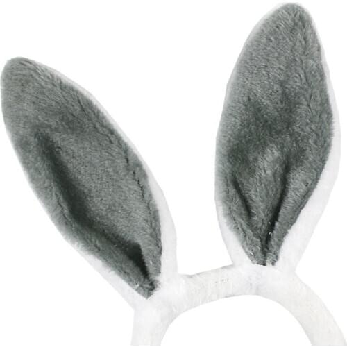 Kids Girls Easter Cosplay Polka Dot Gold Sequins Tutu Skirt Bunny Ears Headband 425F