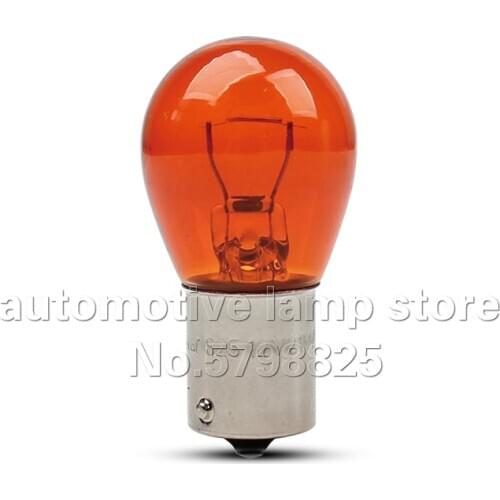 10PCS/LOT PY21W 24V 21W BAU15S AMBER TURN SIGNAL LIGHT CAR BULB