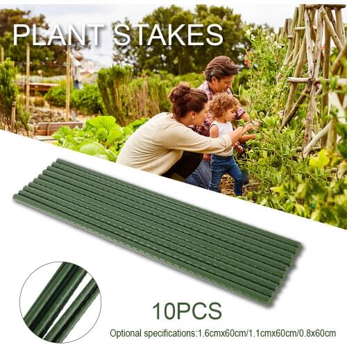 10pcs Green Gardening Vine Climbing Plants Cable Tie Lines Plant Brackets Parts Bonsai Flower Cucumber Grape Rattan Supports