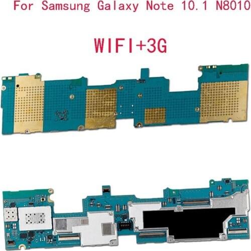 100%Tested Original Unlock For Samsung Galaxy Note 10.1 N8010 Motherboard Chips Android OS Logic Baords Europe Version WIFI+3G
