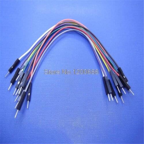 15CM 2.54mm 1pin LED light with cable harness DuPont 2.54mm pitch Single Pin jumper male 24AWG single 1P DuPont cable