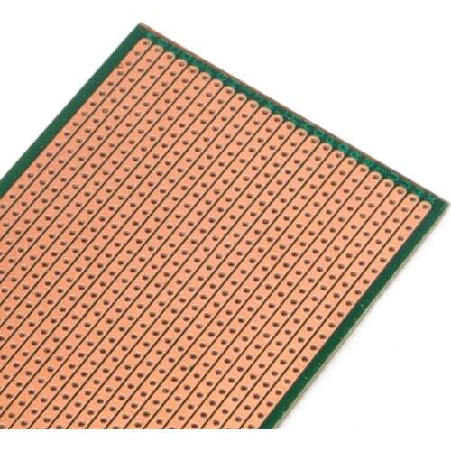 5 Pcs 6.5x14.5cm Stripboard Veroboard Uncut PCB Platine Single Side Circuit Board