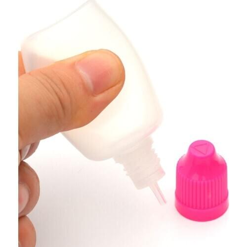 5pcs Soft PE 30ml Empty Bottle Plastic Dropper Bottles with Childproof Cap for E Liquid Bottle