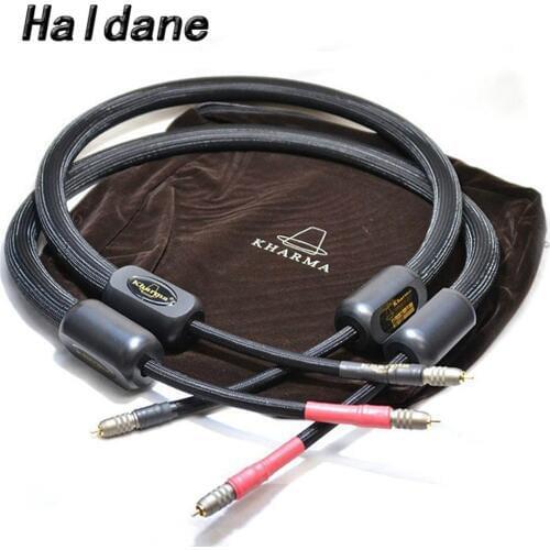 Haldane Pair HIFI Amplifier CD DVD plater Speaker Audio Reference Kharma KIC-SR-1B RCA Interconnect Audio Cable