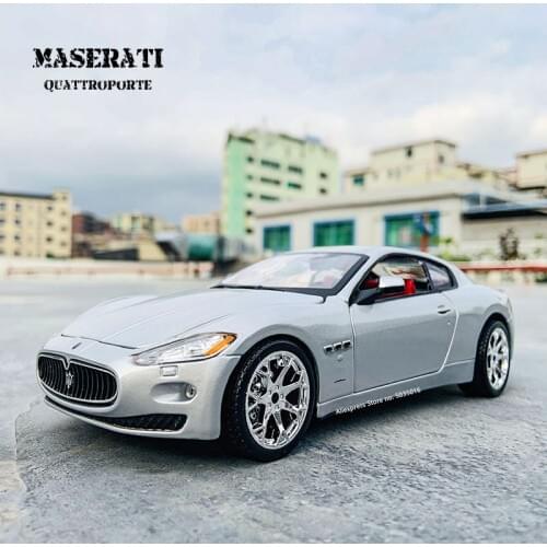 Bburago 1:24 Maserati Quattroporte Static Die Casting Car Collection Model Car Toy simulation alloy model crafts decoration