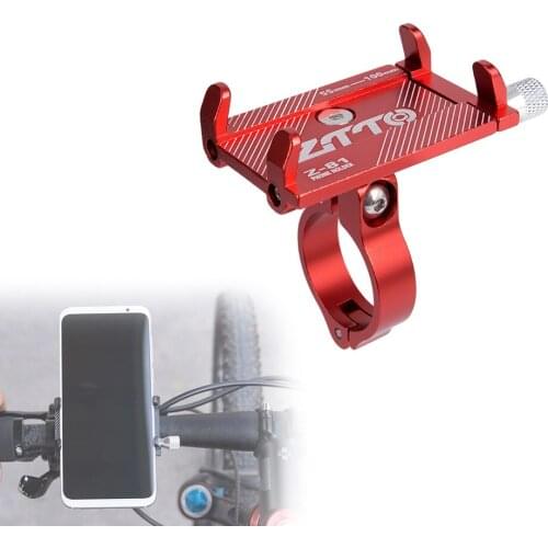 Mobile Phone Holder Mount Bicycle Phone Navigation Fixed Bracket Moto Handlebar Aluminum Alloy Bike Rack