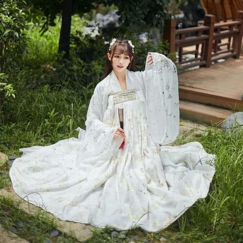 Ancient Chinese Costume Hanfu Cosplay Traditional Chinese Dance Costumes Women Stage & Dance Wear Dancing Performance Outfit