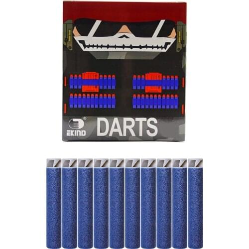 EKIND 7.2cm TPR Whirlwind Soft Head Darts Refill Foam Bullet Compatible for Nerf N-Strike Elite AccuStrike Guns