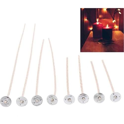 50pc Low-smoke Natural Cotton Candle Wick Used For Candle DIY Production Candle Wick Candle Thread Mixed Pattern Thread