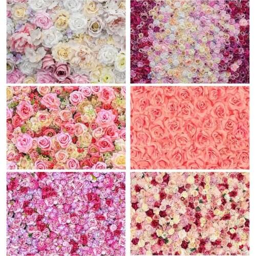 Beautiful Flowers Photo Backdrops Computer Printed Photography Background for Children Wedding Lovers Valentines Day Photophone