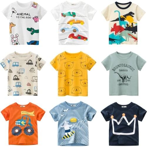 Cotton Kids T-Shirt Children Summer Cartoon Short Sleeve T-Shirts for Girls Clothes Baby T Shirt Toddler Tops Clothing New 2020