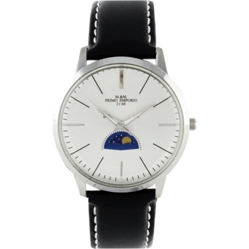 Classic watch with moon phase M & M first emporium 1052AW