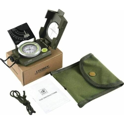Compass Luminescence Outdoor Tactical Hiking Hunting Camping Direction Survival Tools