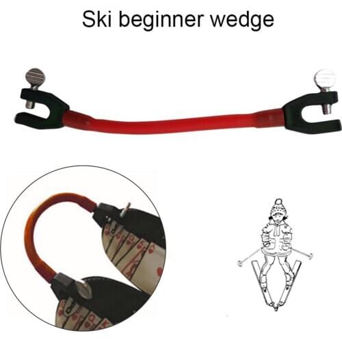 Ski Tip Connector Outdoor Training Sports Elasticity Tip Connector Fixer Winter Easy Wedge Control Speed Protection For Beginner