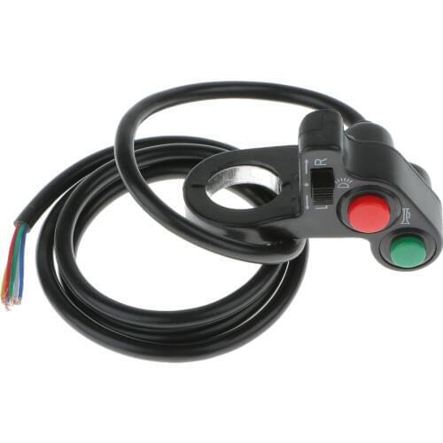 Motorcycle Scooter Bike Quad ATV Horn Turn Signal Headlight Switch 7/8' PC & ABS Plastic Lightweight Perfect