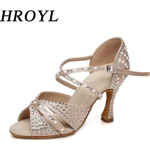 2020 New Arrivals Performance Sparkly Dancing Shoes Comfortable Latin Dance Shoes Practice Tango Shoes Salsa Dancing Shoes