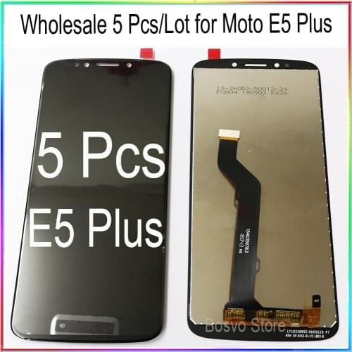 WholeSale 5 Pcs/lot for Moto E5 Plus LCD Screen Display with Touch Digitizer Assembly XT1924 XT1924-1 XT1924-2