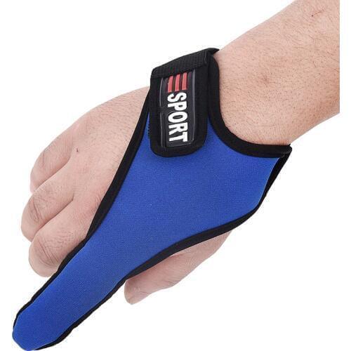 Fishermen Single Finger Protector Fishing Gloves Anti Slip Outdoor Breathable Elastic Protector Gloves for Lure Fishing