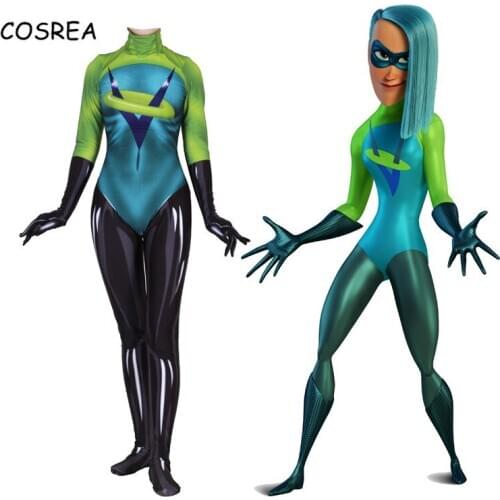 The Incredibles Spandex Catsuit Ladies Bodysuits Elegant Jumpsuit Women Girl Long Sleeve Clothing Set Cosplay Costumes
