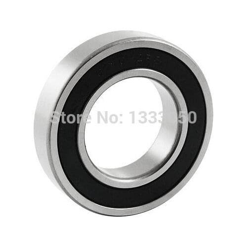 1pc 6008 6009 6010 6011 6012 6013-2RS/RS Black Rubber Sealed Deep Groove Ball Bearing