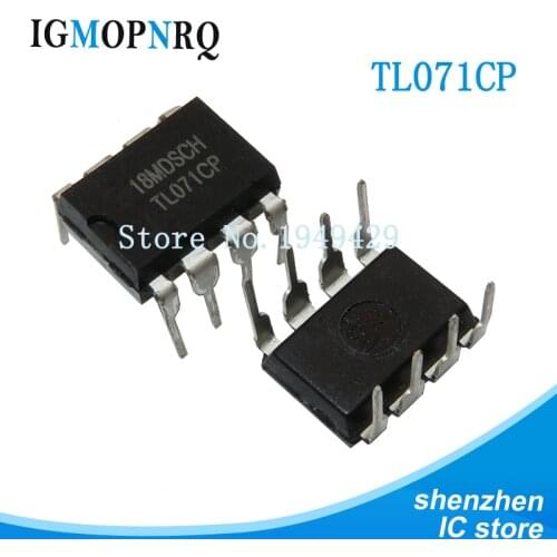 10PCS TL071CP DIP8 TL071 DIP-8 071CP DIP TL071C Operational Amplifier New