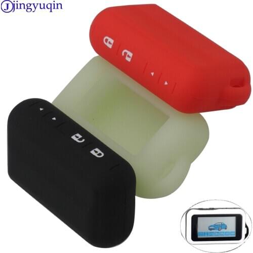 10X Silicone Car Key Case For Starline E90 E60 E62 2-Way Car Alarm LCD Remote Controller Keychain Transmitter Keys Cover