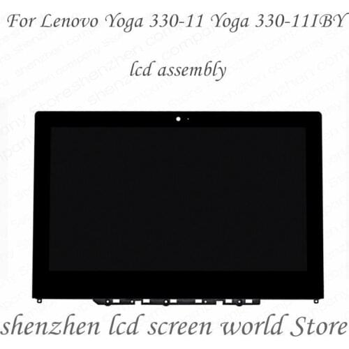 11.6 inch For Lenovo YOGA 330-11 Yoga 330-11IGM Flex 6-11IGM LCD Screen panel Digitizer Assembly Frame