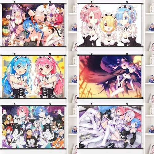 Anime Re:zero Diamond Mosaic Kara Hajimeru Isekai Seikatsu Diamond Painting Cross Stitch Kits Embroidery Full Home Decoration