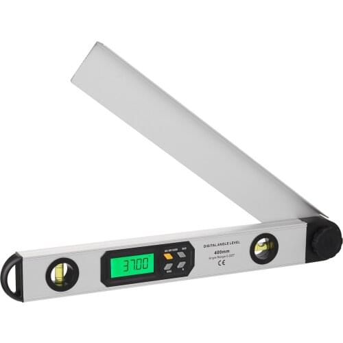 Meterk 400mm digital instrument protractor Inclinometer Digital Protractor Angle Meter Angle Ruler LCD Display with Woodworking