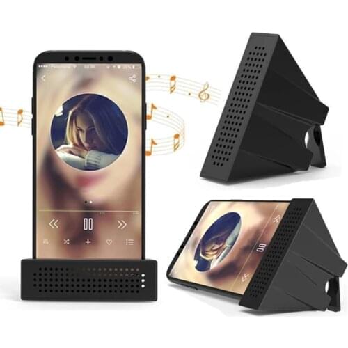 Sound Amplifier Phone Holder Practical Tool Multifunctional Portable Mobile Phone Holder Base Mini Amplifier Stand Audio Hold
