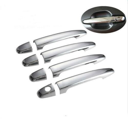 FUNDUOO For Toyota Wish 2006 2007 2008 2009 ABS Chrome Car door handle covers car accessories