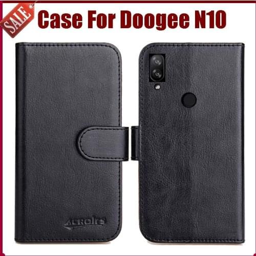 Hot Sale! Doogee N10 Case New Arrival 6 Colors High Quality Flip Leather Protective Cover For Doogee N10 Case Phone Bag