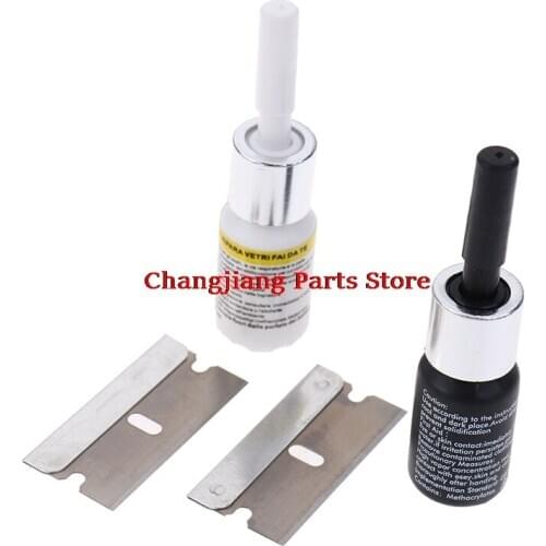 1set Auto Glass Scratch Crack Restore Tool Car Windshield Repair Resin Glass Repair