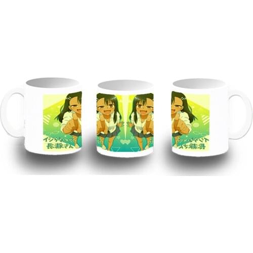 MERCHANDMANIA Cup photoluminescent IJIRANAIDE, NAGATORO-SAN glow dark coffee original breakfast cocktail