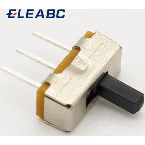Interruptor on-off mini 1 Way 2 Band Slide Switch PCB Mount SS12d00G4 # DSC0039