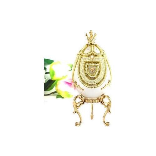 Egg carving handicraft Mini Music Box with Musical Boxes for Wedding Princess Love Girls Valentines Day SANKYO Movement 1PCS